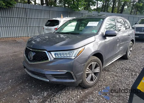 2018 Acura Mdx z USA, uszkodzony, nr VIN 5J8YD4H35JL027211